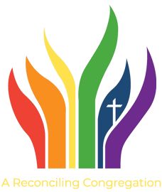 Reconciling congregation rainbow logo