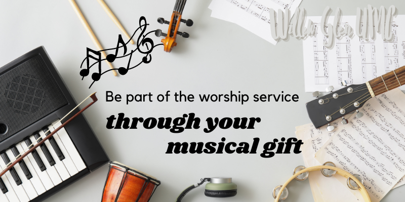 Sign up to be part of Sunday Worship